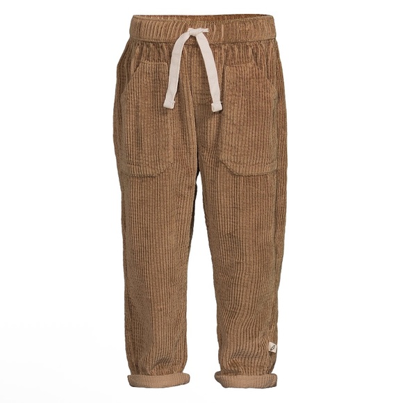EASY PEASY EUC 100% Organic Cotton Elastic Waist Corduroy Pants - Picture 1 of 7